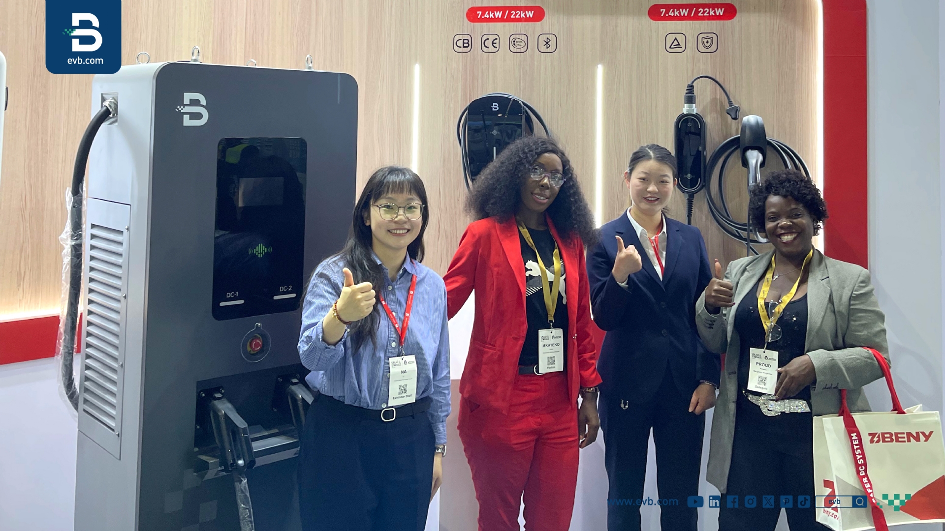 EVB presenteert slimme laadoplossingen voor elektrische voertuigen op Solar & Storage Live Africa 2026.